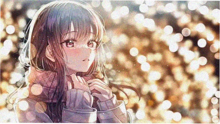 青春动漫本季主视觉:天台上并排坐着的少年与少女